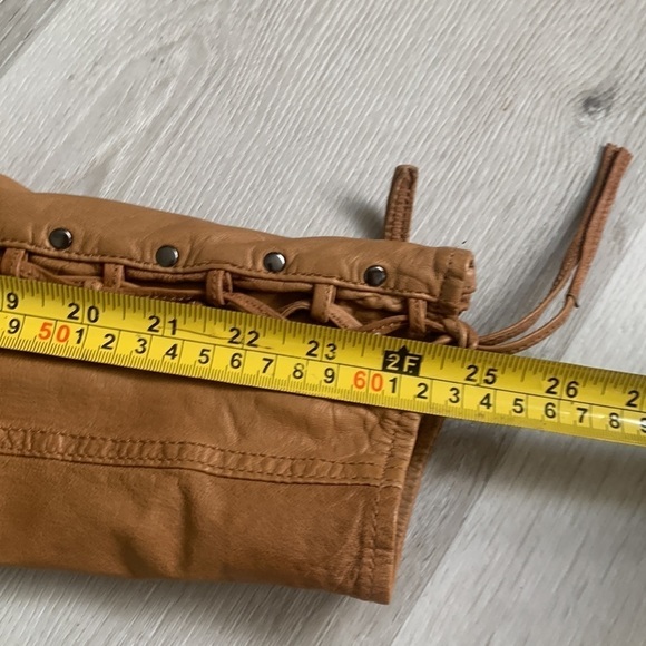 Scully soft Leather Western Braided studs Camel Tan Jacket size L vintage - Picture 10 of 16